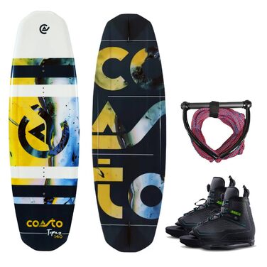 Вейкборд COASTO Topaz 140 Package: Комплект з кріпленнями Maze (40-46)