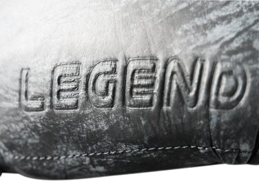 Боксерські рукавички FOX-FIGHT Legend: шкіряні, для тривалого використання, захист та стабільність. Підходять для боксу, кікбоксингу, муай-тай, тренувань, спарингу та MMA. Розміри: 10, 12, 14, 16 OZ, чорний колір.