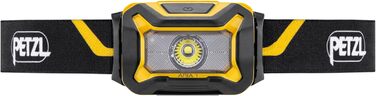 PETZL ARIA 1: Компактна водонепроникна налобний ліхтар 350 люмен, жовто-чорний