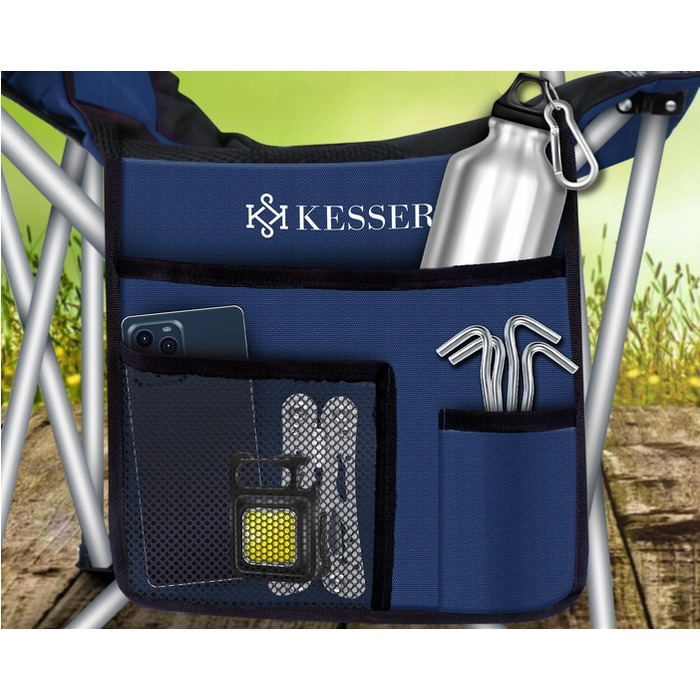 Крісло вудкарське KESSER, синій