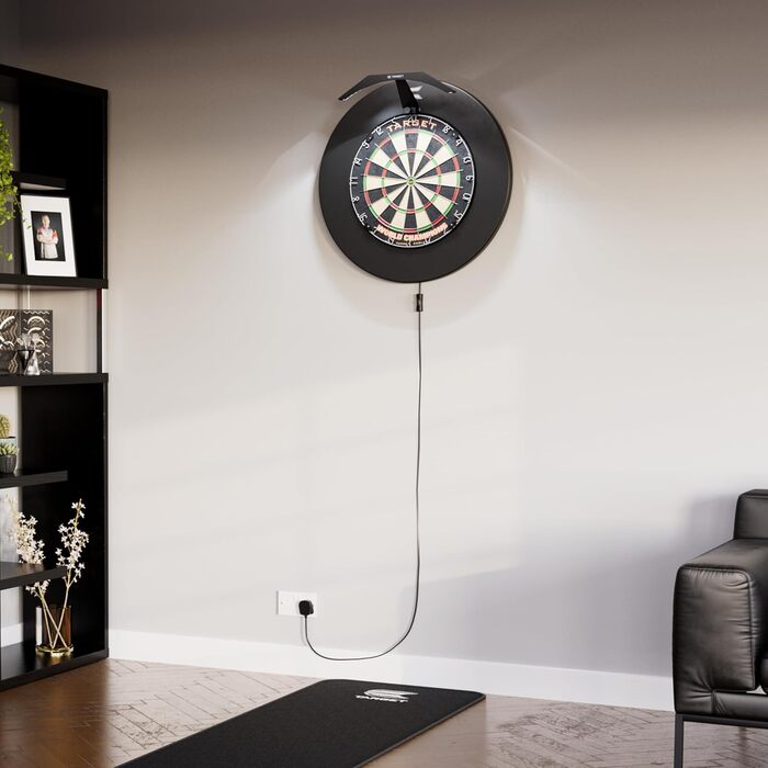 Захисне кільце для дартс-мішені Target Darts Pro Tour & VALE, червоно-чорне, універсальне, професійне обладнання для дартсу