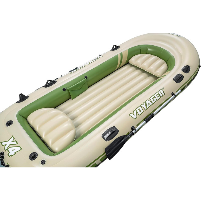 Надувний човен Bestway Hydro-Force Voyager X4 комплект 350×145×49 см