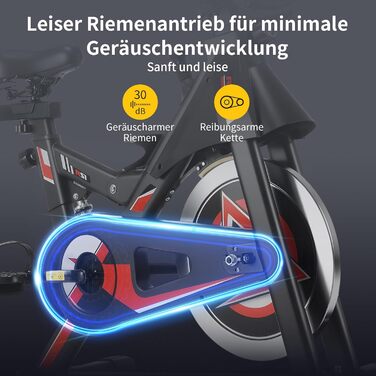 Велотренажер для дому з LCD-дисплеєм, підставкою та тримачем для пляшки. Тиха велотренажерна машина для дому, витримує до 150 кг. Спінінг-байк для занять вдома