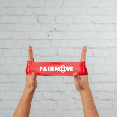 Гумові стрічки FAIR Move для фітнесу: набір 3 шт. з натурального латексу (Theraband) для м'язів, йоги, кроссфіту