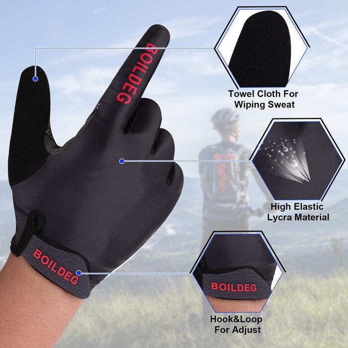 Велосипедні рукавички без пальців для фітнесу, дихаючі, неслизькі, амортизуючі, для їзди на велосипеді, для чоловіків та жінок, зелені (S, чорний)