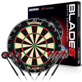 Дарцборд WINMAU Blade 6 Professional з дротиками (2 комплекти) - професійний для гри