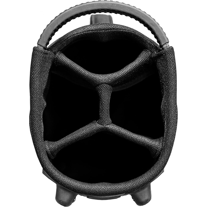 Сумка для гольфу Longridge Super Lite з 8-камерною підсіткою (Чорний/Королівський синій)