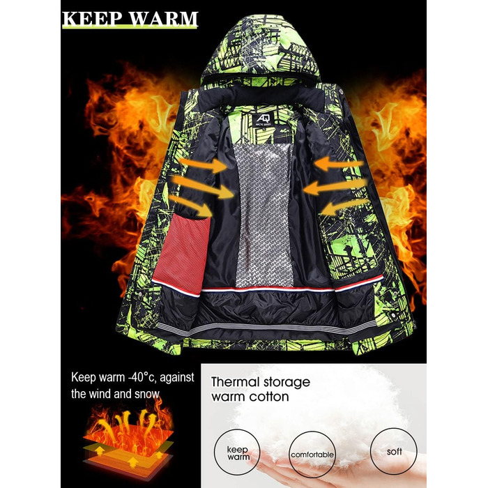 WOWULOVELY Зимовий комбінезон для чоловіків, водонепроникний, вітронепроникний, комплект куртки та штанів, ізольований, для сноуборду та катання на лижах, колір зелений (XL, #D Чорний)