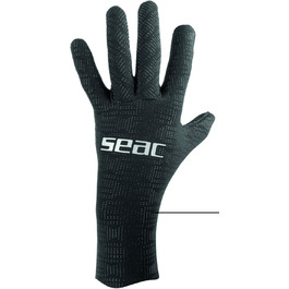 Рукавички для дайвінгу SEAC Ultraflex 2 мм з неопрену, чорні, для дайвінгу та підводного полювання