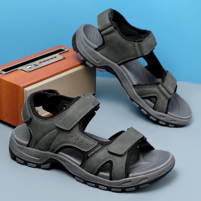 Чоловічі сандалі ARRIGO BELLO для трекінгу та відпочинку, сірі, розмір 43 EU