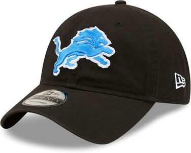 Кепка New Era NFL Core Classic 9TWENTY Detroit Lions чорного кольору, універсальний розмір, регульована