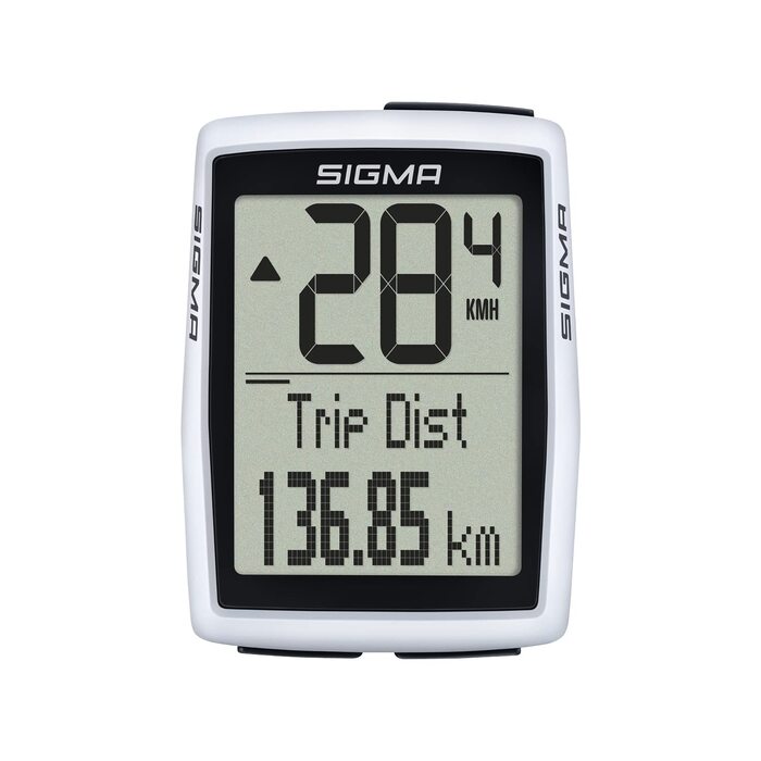 Велокомп'ютер Sigma Sport BC 12.0 з Функціями для Всіх Велопригод - Великі Кнопки, Чіткий Дисплей
