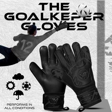 Воротарські рукавички WESTWOOD FOX Fingersave для дітей та юнаків, DumboLatex, 4+3 мм, розмір 6 (8-10 років), жовто-білі