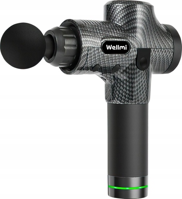 Перкусійний масажер WELLMI MG03PRO CARBON FASCIA — ручний масажер для спини та м'язів
