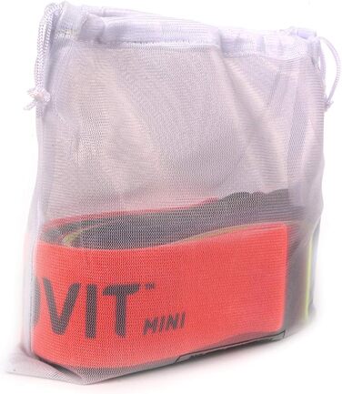 Набір фітнес-стрічок FLEXVIT Mini Band 3 шт. Athlete – еластичні фітнес-резинки для стабілізації, розтягування та мобілізації, різної жорсткості, для початківців і професіоналів
