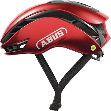 Велосипедний шолом ABUS Gamechanger 2.0 MIPS для шосе, аеродинамічний, вентиляція, унісекс, S (51-55 см), червоний