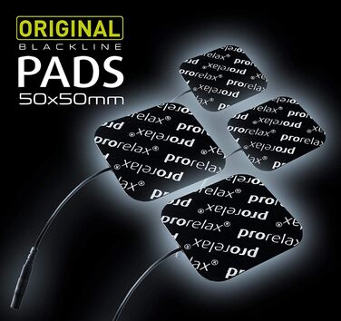 Prorelax TENS/EMS Duo Comfort Blackline: електростимулятор для м'язів та зняття болю | 2 терапії в одному пристрої, великий дисплей