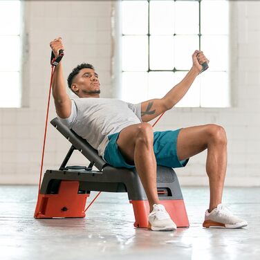 Фітнес платформа Reebok Deck червона (2021), універсальний степ для тренувань