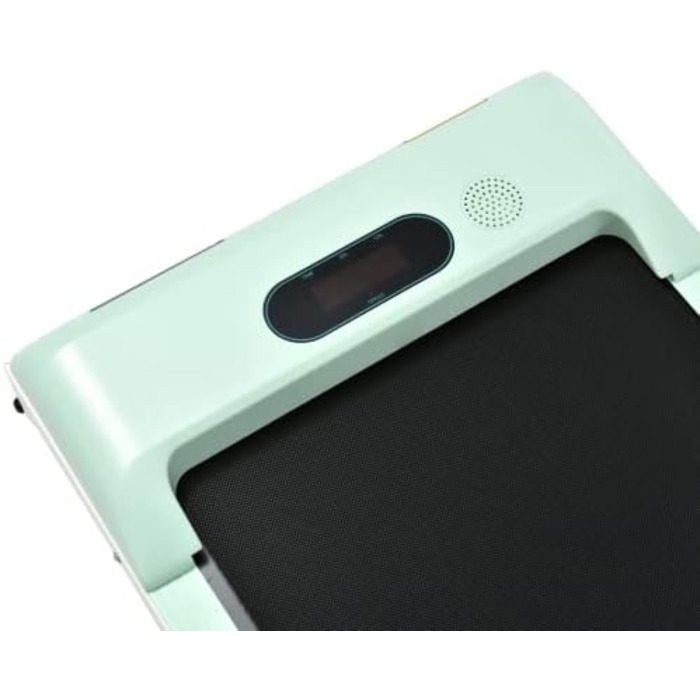 Бігова доріжка SogesHome 2 в 1 для дому, Walking Pad, фітнес-тренажер із пультом, 1-6 км/год, LED-дисплей, Bluetooth-динамік, зелена