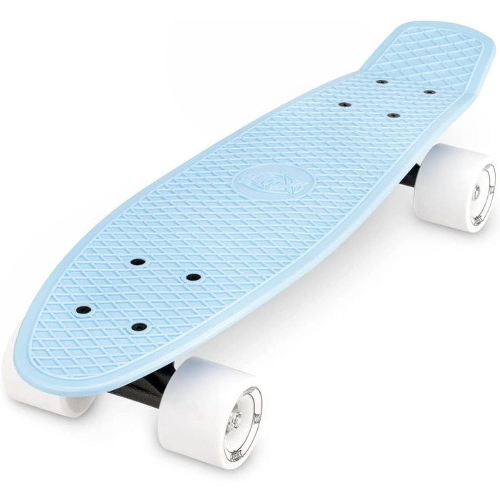 Скейтборд Xootz Cruiser для дітей, ретро-дизайн, пластик, готовий до використання