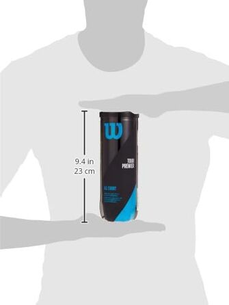 Тенісні м'ячі Wilson Tour Premier для всіх покриттів, 3 шт. (2 упаковки)