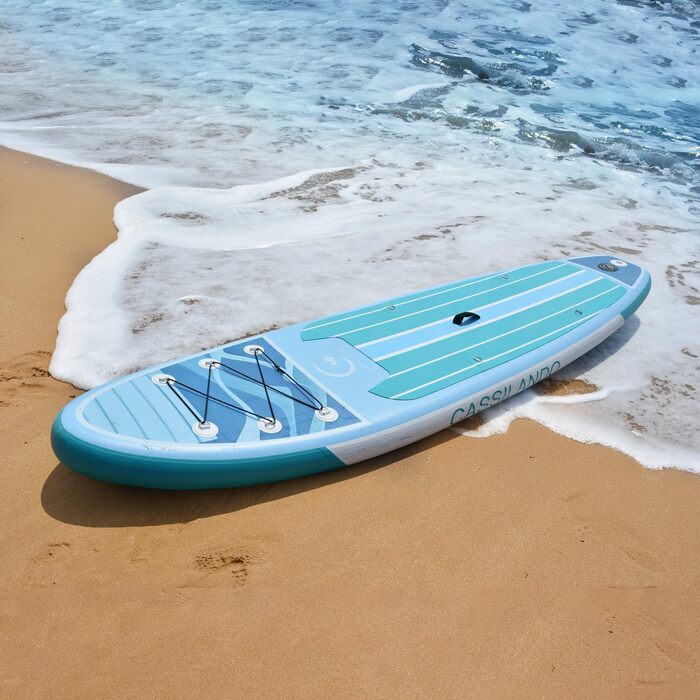 Надувний SUP дошка CASSILANDO Stand Up Paddle Board 335см з аксесуарами та сумкою для перенесення. Підходить для йоги, риболовлі, серфінгу, для дорослих та підлітків.