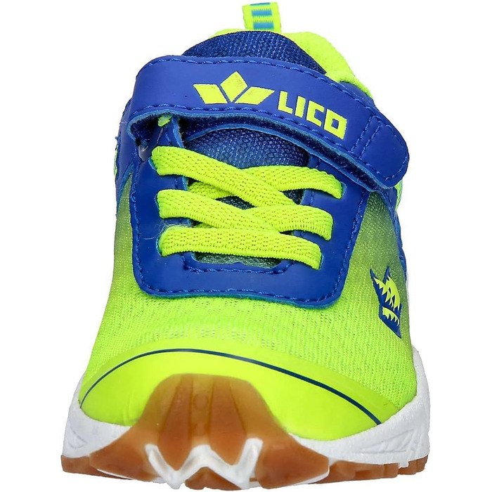 Дитячі спортивні тапочки Lico Barney для залу, 35 EU, блакитний, лимонний