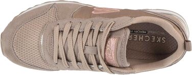 Кросівки Skechers OG 85-Goldn Gurl Natural Suede Mesh Nylon Coral Trim, розмір 42 EU