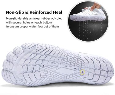 Водні черевики Raqua Composite Mesh для чоловіків та жінок, білі, 37 EU Wz114