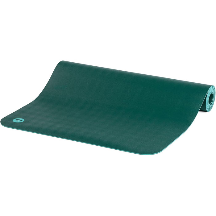 Килимок для йоги Bodhi ECO PRO, 185x60x0.4 см, Jungle Green - натуральний каучук, антиковзкий, для йоги та пілатесу