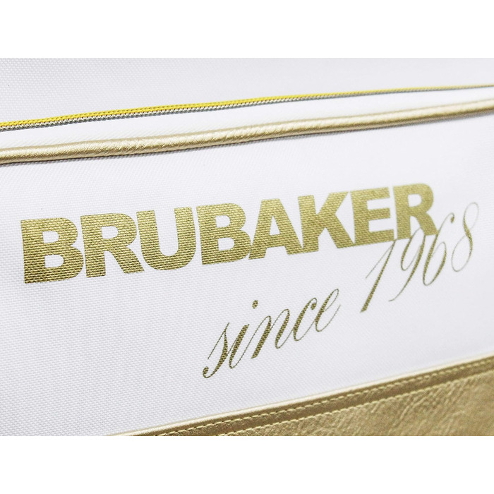 BRUBAKER набір для лижника St. Moritz: чохол для лиж 170 см і сумка для черевиків, для 1 пари лиж, палиць, шолома, білий/золотий
