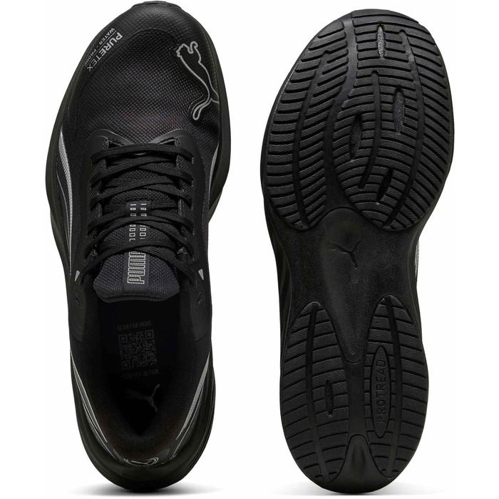 Кросівки PUMA Pounce Lite PTX для бігу по місту, 45 EU, чорний/білий