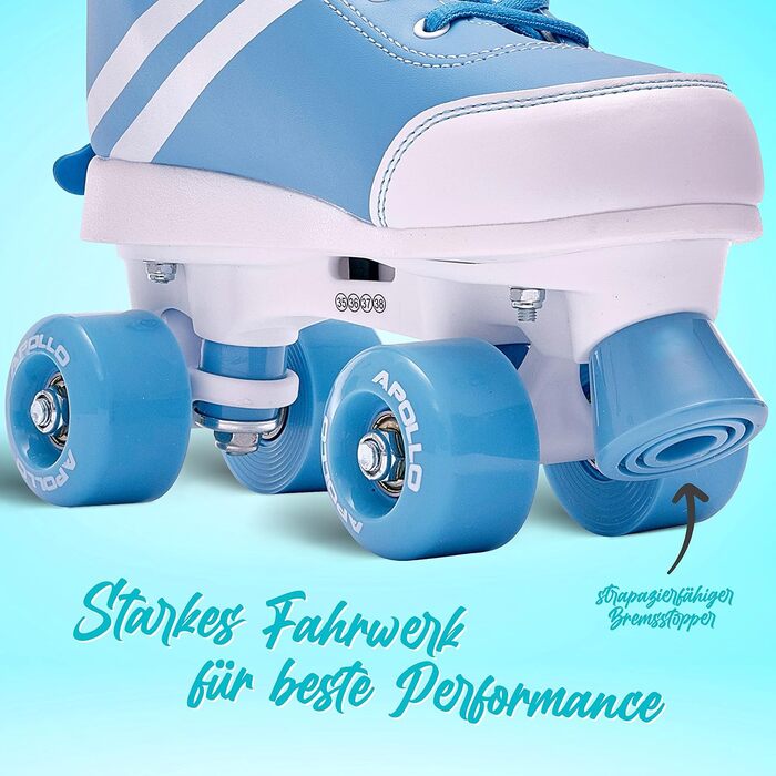 Дитячі ролики Apollo Disco Roller Soft з регульованим розміром | Ролики для дівчаток та хлопчиків Apollo | Розміри 31-42 | Кольори та моделі