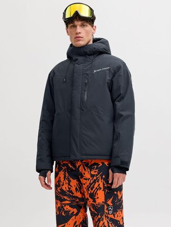Куртка чоловіча JACK & JONES Shell-Jacke SKI AW25 чорна (S) - гірськолижна, водонепроникна