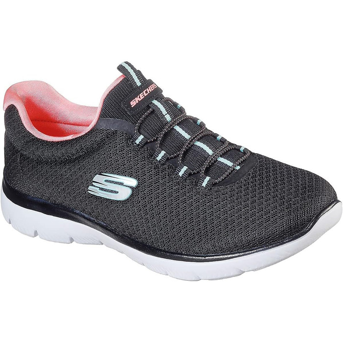 Кросівки жіночі Skechers Summits Black Mesh Pink (40 EU) - дихаючі спортивні
