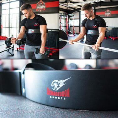 Armageddon Sports ізолятор для біцепса Arm Blaster Curl + преміальні лямки для тяги, тренажер для ізоляції біцепса та трицепса, підтримка для фітнес-тренувань