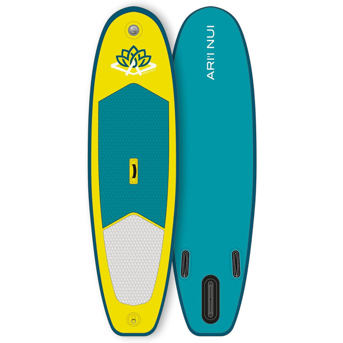 Надувна SUP-дошка ARIINUI MAHANA 9.0, жовто-бірюзова, комплект