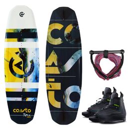 Вейкборд COASTO Topaz 140 Package: Комплект з кріпленнями Maze (40-46)
