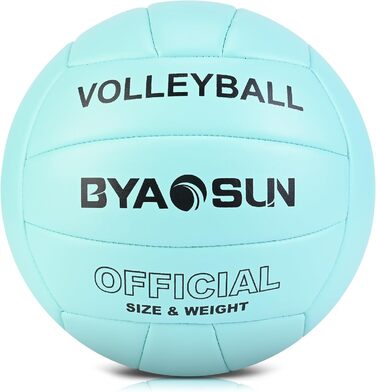 Волейбольний м'яч BYAOSUN для пляжу та залу, розмір 5, синій