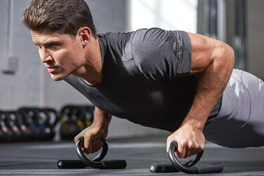 Блоки для віджимань adidas Push Up Bars – для силових тренувань, максимальне навантаження 250 кг, обладнання для фітнесу вдома, тренування з власною вагою