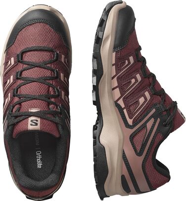 Туфлі для хайкінгу Salomon Extegra Gore-Tex для жінок (38 EU, Henna Rum Raisin Mahogany Rose)