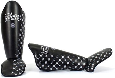 Захист гомілки Fairtex SP5 чорний, щитки XL для єдиноборств