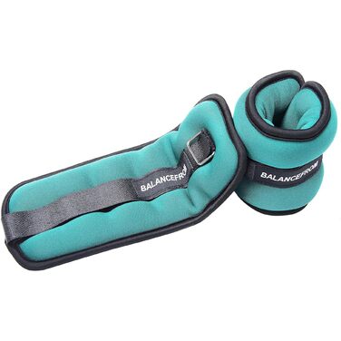 Набір манжетів BalanceFrom GoFit для ніг, рук, щиколоток та зап'ясть, регульовані, зелені