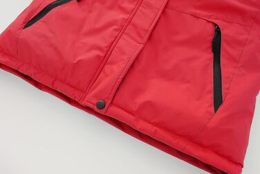 Жіноча водонепроникна легка куртка-дощовик вітрозахисна з капюшоном, світло-зелена (M, червоний/похідний, однотонний (Getaway Solids))