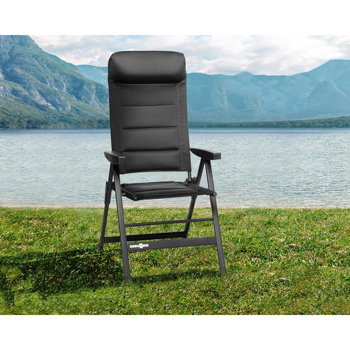 Кемпінговий стілець Brunner Skye 3D Black - чорний, поліестер