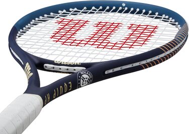 Тенісна ракетка Wilson Blade 101L V9 для дорослих, синьо-біла, розмір 4-1/8