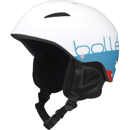 Лижний шолом Bollé B-Style для дорослих, унісекс, біло-синій матовий, розмір L (58-61 см)