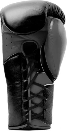 Боксерські рукавички Everlast Powerlock 2 Pro: для спарингу, тренувань з мішком та захисту зап'ястя. 5-шаровий шар, шнурівка, оригінальна Everlast Gear, білий (чорний), 12oz