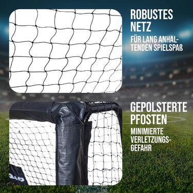 Футбольні ворота Apollo Goal Master для дітей і дорослих, садові, ширина 180/240/300 см, всепогодні