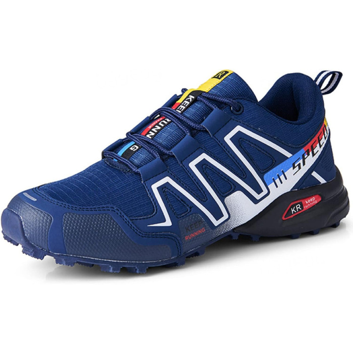 AGYE Велосипедні шкарпетки для чоловіків, шкарпетки з неслизькою підошвою для шосе, гірські велосипеди, MTB, Flat Assisted Sportschuhe, -45 (42 EU, Blue)